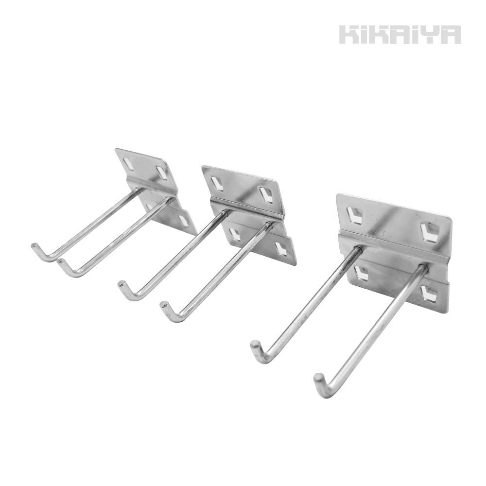 L字フック パンチングボード用 3個セット 壁面収納 KIKAIYA