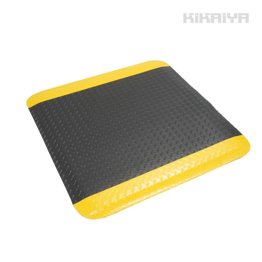 疲労軽減マット 910×910mm 厚み 最大15mm 高耐久 立ち仕事対策 作業マット クッションマット ワークマット 高反発 体圧分散 工場 倉庫 冷え防止 すべり止め KIKAIYA