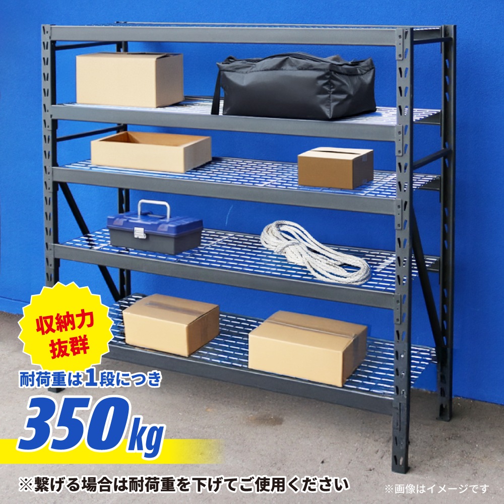 ■TRUSCO ボルトレス長尺保管棚M1.5 複式基本1200X300XH2400 5段 VRM1.58435W(5386642)[送料別途お見積り][法人限定][直送]