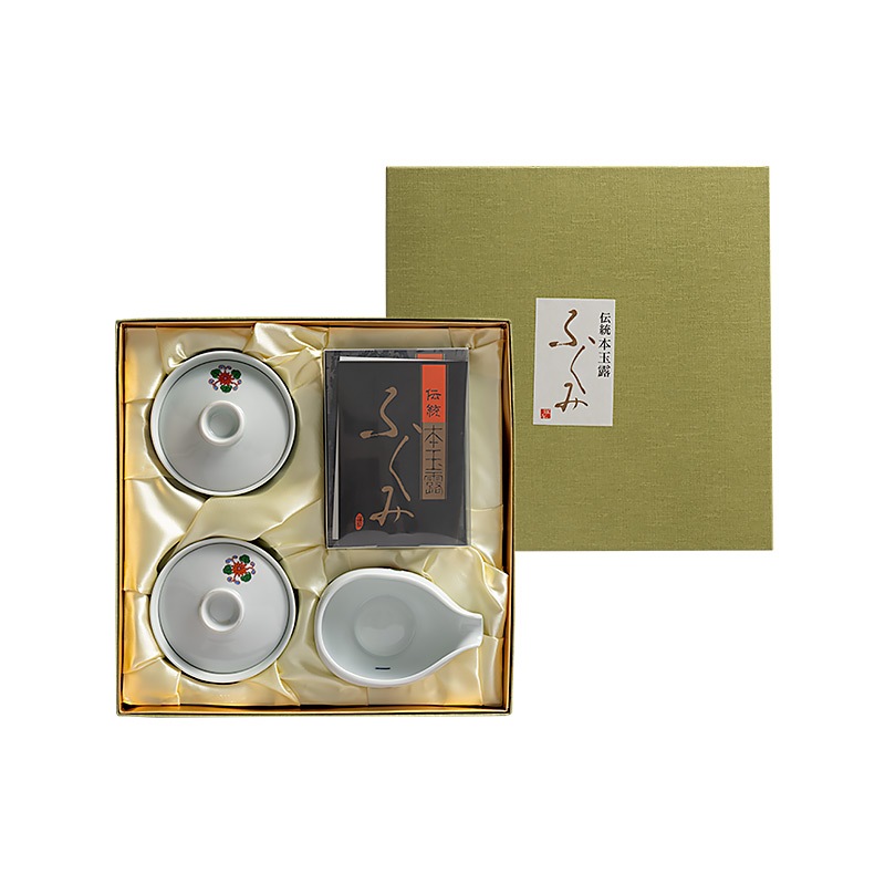 伝統本玉露 ふくみ茶4点セット