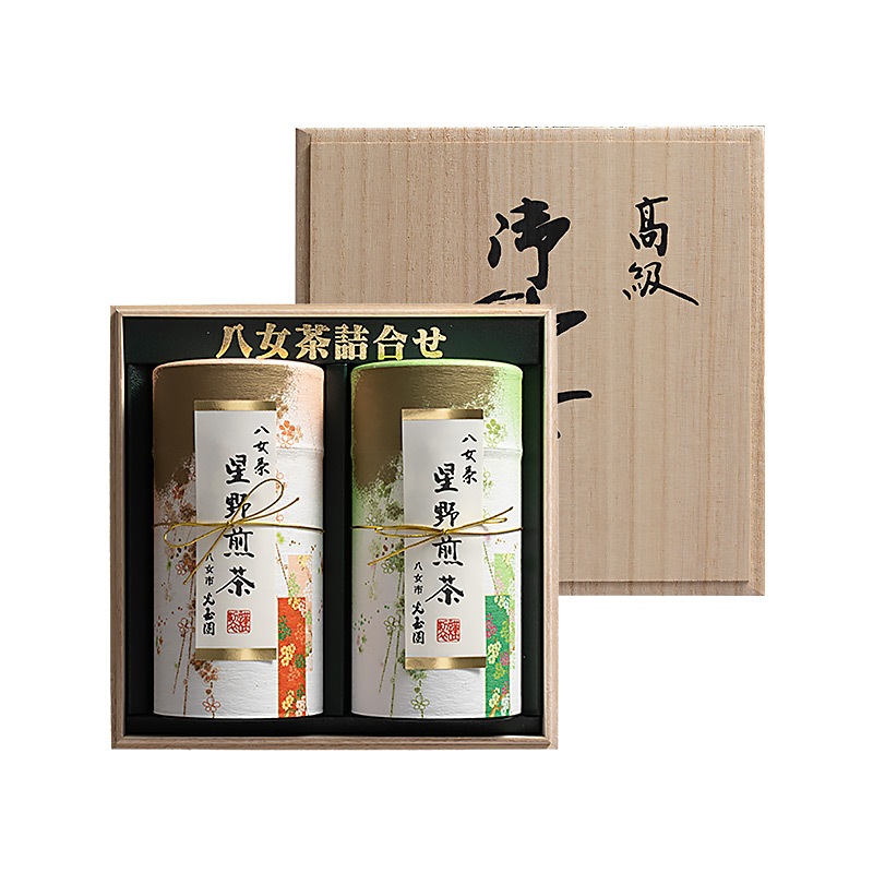 特撰ギフト 特上星野煎茶×2 [木箱入]