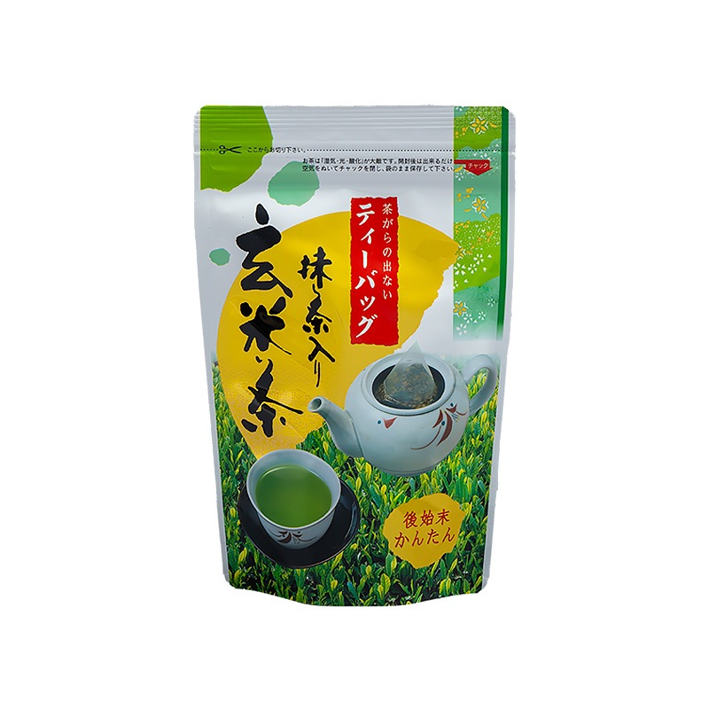 玄米茶ティーバッグ [抹茶入]　