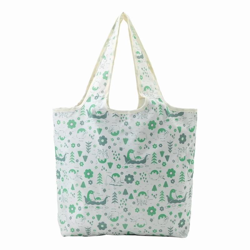コウペンちゃん 保冷 保温エコバッグ グリーンフラワー 商品で探す バッグ ポーチ コウペンちゃん はなまるストア