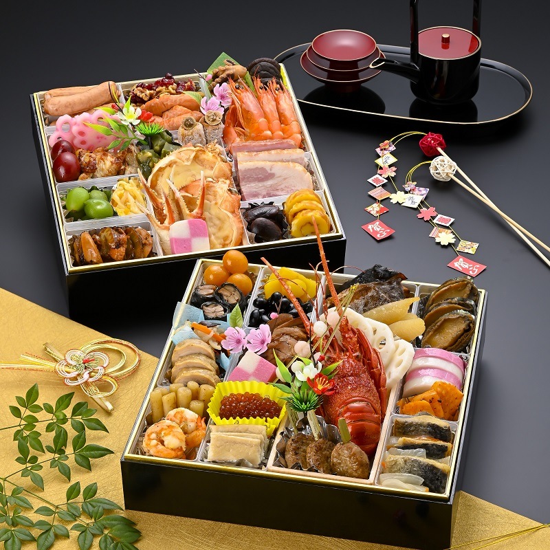 送料無料！おせち二段重セット（全41品目） 3-4人前