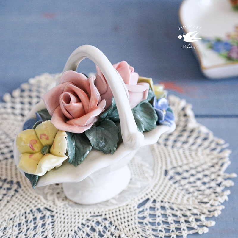 フランス アンティーク デッドストック ファブリック フラワー