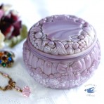 �ѡ��ץ�Υޡ��֥륬�饹�ȥ�󥱥åȥܥå��� W9.2��H6cm1920-30ǯ�庢 ga-918