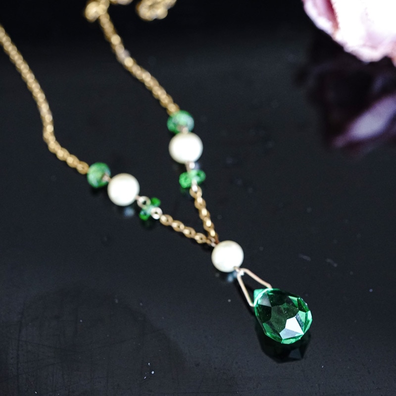 ������ǥ��Υ��꡼��Υ��饹���ȡ���ȥ��饹�ѡ���Υͥå��쥹43cm 1920ǯ�� ga-942