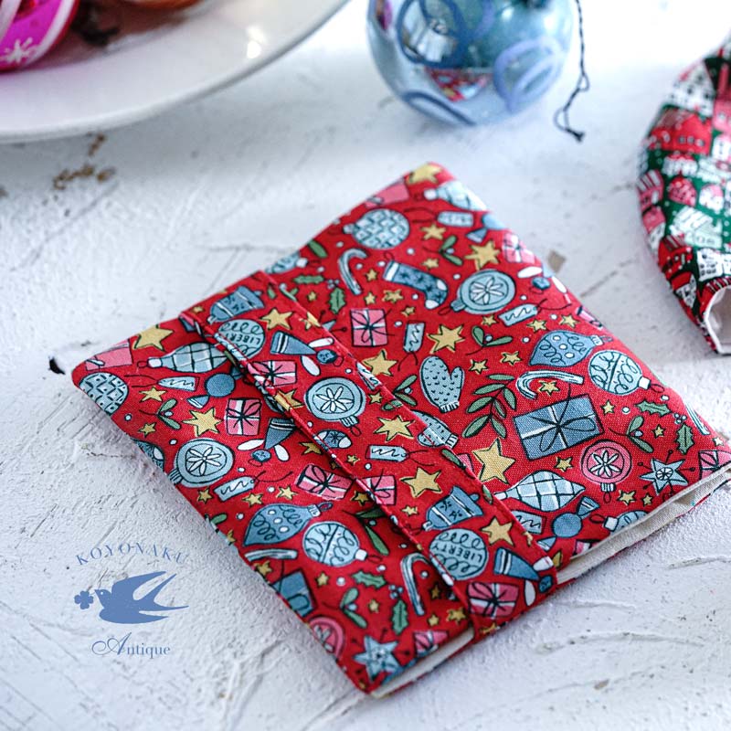 Liberty London�ե��֥�å��μ���ޥ��������� ���ꥹ�ޥ��δ�� W13��L12cm gr-042