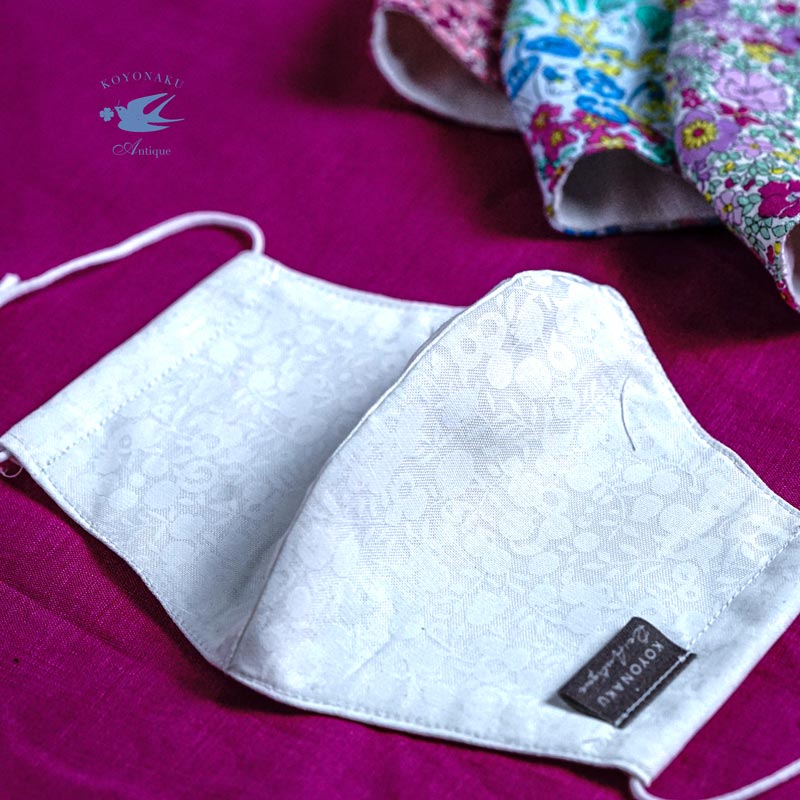 Liberty Хƥåȥե֥åμΩΥޥ ۥ磻ȥȥ㡼 W15.5H13cmgr-044