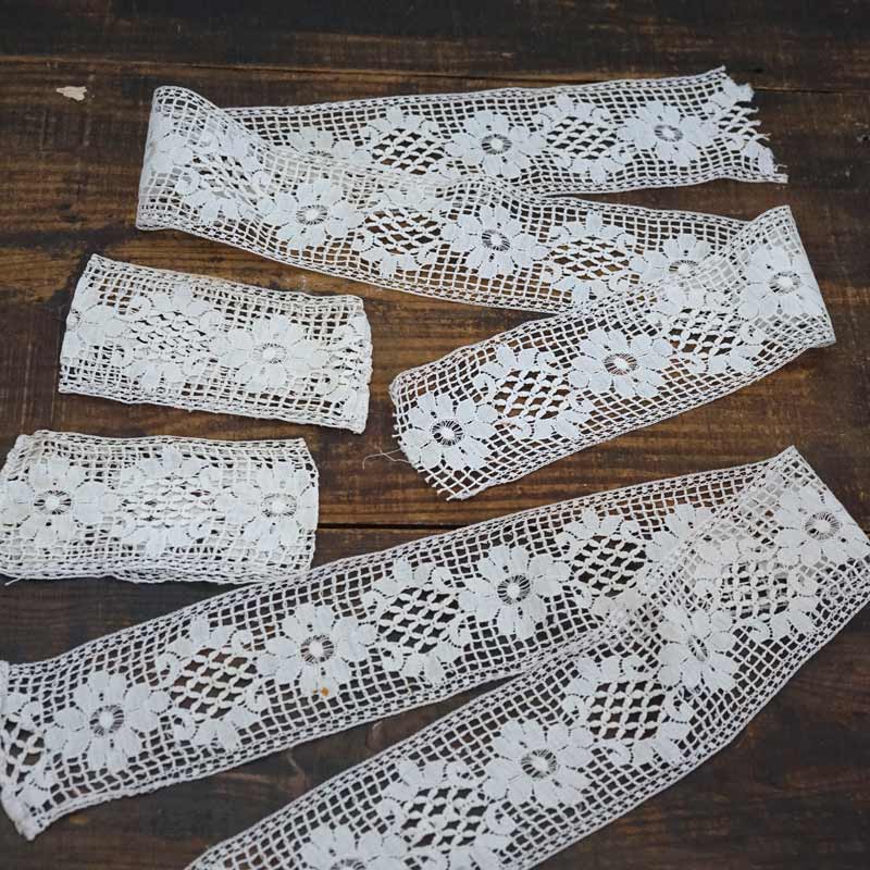 186】5m！フランス アンティーク ヴィンテージ レース 幅5.3cm
