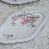 ����ƥ������Υԥ󥯥ե��Υ������23.5��13.5cm 1900ǯ�庢 gc-1220