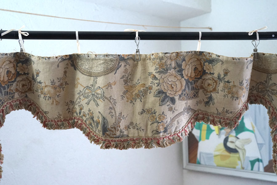 フランスアンティーク　カーテン フランス アンティーク カーテン