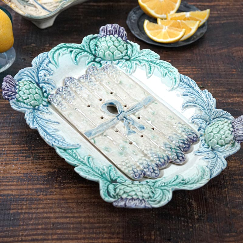 アンティークバルボティーヌのアスパラとアーティチョークの