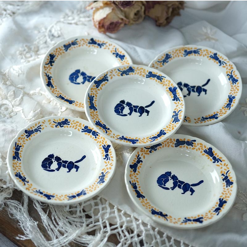 フランスアンティーククレイユモントロー HBCM 『freuri』プレート