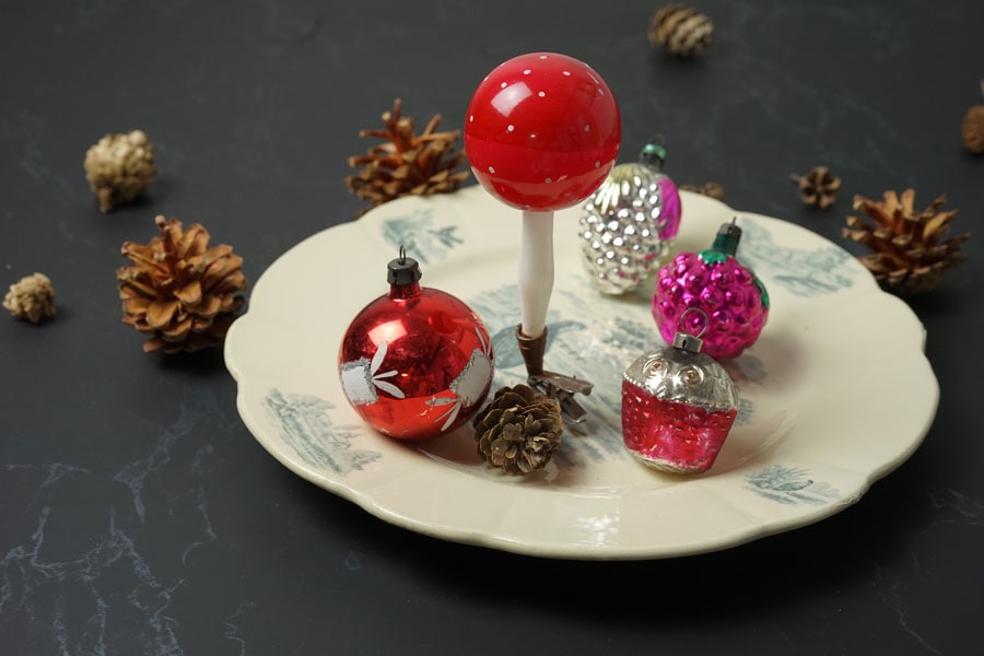 みかん様　もみの木　ガラスヴィンテージオーナメント ヴィンテージ クリスマス オーナメント 吹きガラス レトロ