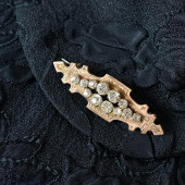 Ħ�����ä������˥��ꥹ���륬�饹�Υ֥�����4.3��1.5cm1930ǯ�庢 ga-1042