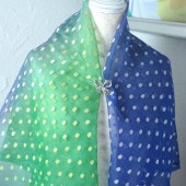 �����ꥹ�ΥɥåȤΥ��륯�������󥸡��ե��֥�å�W115��105cm gf-883