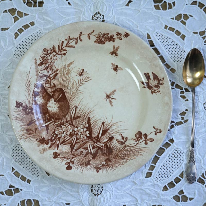 Ļ����餷�������줿19C�����ʿ�� JV&C Bordeaux 21.5cm  gc-1646