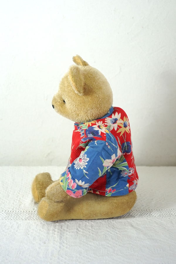 ♥夏の大特価Sale♥フランスからやって来たクタクタになったテディベア♥ フランス アンティーク 特大 80cm とても大きなテディベア 愛