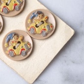 ����ץ饹�ƥ��å��μ֤�ͷ�ֻҶ��Υܥ���2�ĥ��å�W1.7cm gbu-041