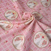 �����ꥹ�Υԥ󥯤γʻҤ˥���ݡ��ȤȤ��֤Υ��åȥ�ե��֥�å�W80��55cm gf-892