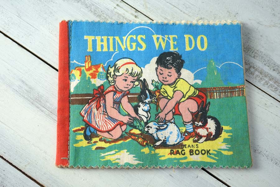 【希少・美品】1935年アメリカの小さな絵本 お人形さん達のTEA PARTY 000000015251_1_SfTxX1Q.jpg
