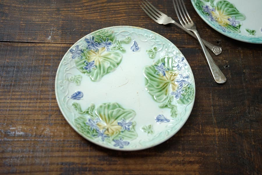 アンティークバルボティーヌパープルフラワーW20.8cm gc-1707の通販