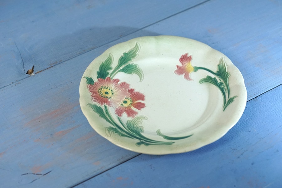 ショワジールロワChoisy le Roiのお花のデザート皿W20cm gc-1821の通販