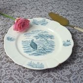 江戸時代　金彩海藻文アワビ型皿　金継ぎ 江戸時代 金彩海藻文アワビ型皿 金継ぎ