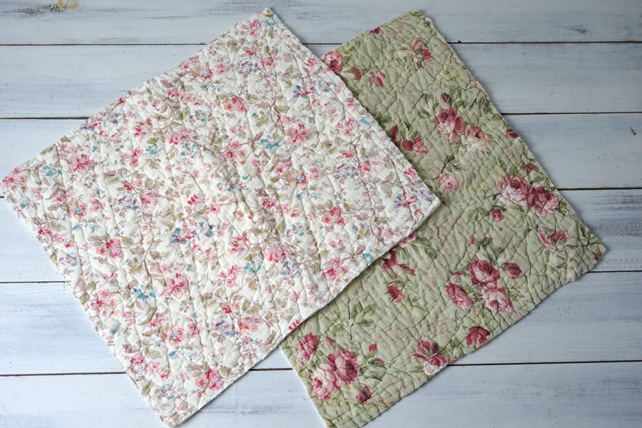 フレンチファブリックのキルトパーツ2枚セット gf-972の通販