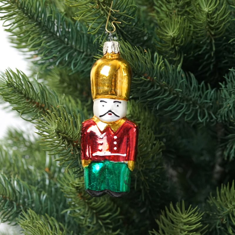 ベルギーで出会った薄ガラスの兵隊のオーナメントH9.7cm gx-681の通販