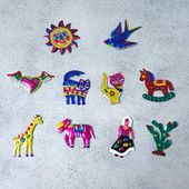 フランスアンティーク　PEXONNE F.F. ペクソンヌ「OISEAUX」 フランスアンティーク PEXONNE F.F. ペクソンヌ「OISEAUX」