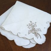 ホワイトワーク、カットワークの刺繍の商品一覧｜こよなくアンティーク