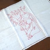 �ե�󥹤Υ�åɻɽ��Υ�ͥ�Υޥå�73��50cm ge-1168