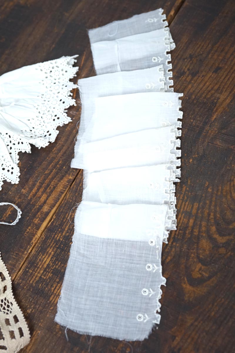 アンティーク福袋・ベビーつけ襟・アンティークレース3点glb-242の通販