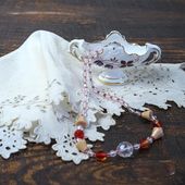 フランスのジャガード織のタペストリー アラビアの情景47×47cm gf-968