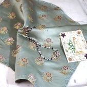 フランスのジャガード織のタペストリー アラビアの情景47×47cm gf-968