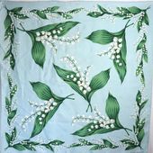 ��1980ǯ���Junko Shimada ������Ƥ֥������ʥߥ奲�ˤΥ�����ơ������륯�������� 87��86cm gd-307