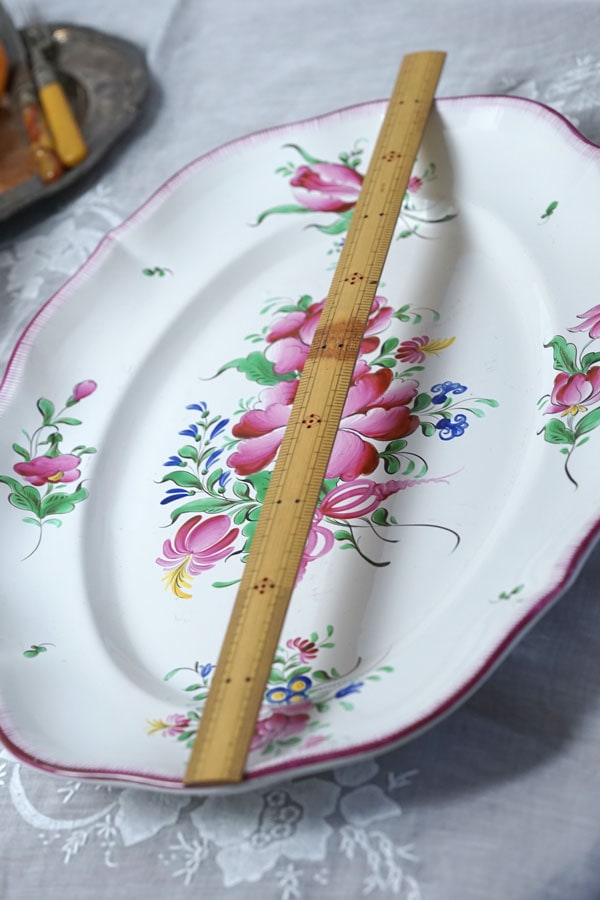 フランスアンティーク St. Clement サンクレモン ハンドペイントの花