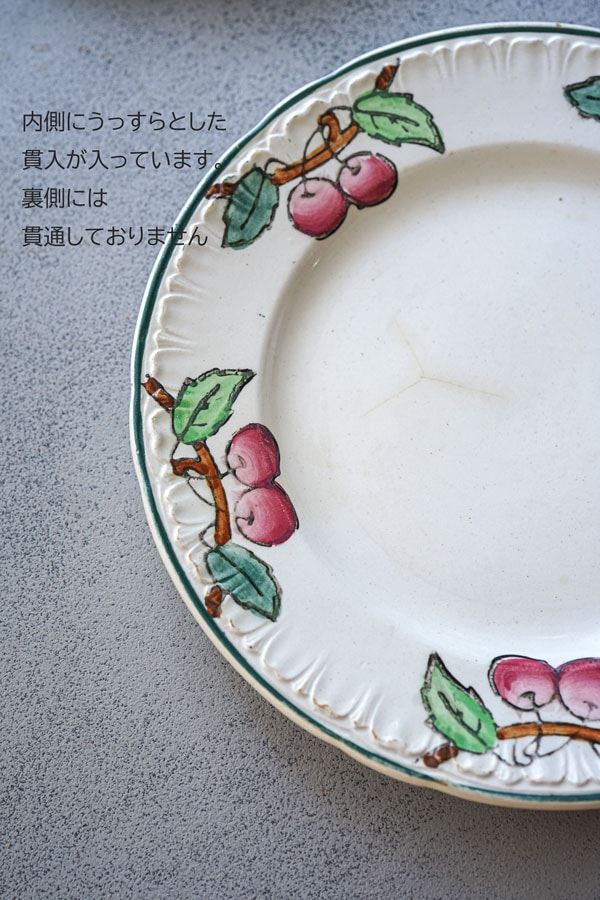お買い得ペアセット】フランスアンティーク LONGWY (ロンウィ) 手描き