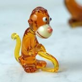 チェコ買付】ボヘミアガラスのヴィンテージ・シュナウザー（H8cm） gt