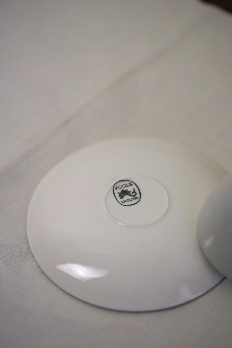 �ڥ����ꥹ������ơ�����Poole Pottery�ʥס��롦�ݥ��꡼��Twintone ���奬���ܥ��������������Dove Grey & Sky Blue��gc-1934