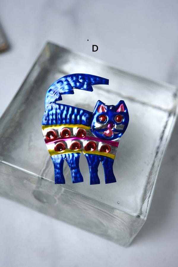 マグネット　メキシコ メキシコ・キッチュなブリキ細工モチーフ マグネット付きgt-1138の通販