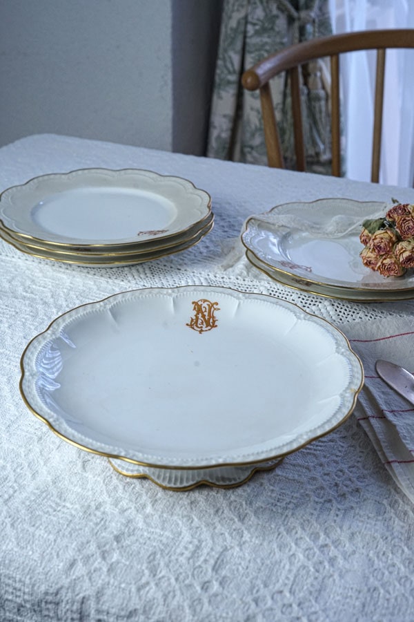 HAVILAND☆アビランド☆金彩と小鳥の深皿3枚セット☆リモージュ HAVILAND☆アビランド☆金彩と小鳥の深皿3枚セット☆リモージュ