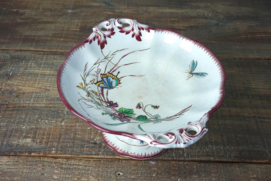 ��Ѥ��ܥ��륰�ߥ�� �ѥԥ�� Sarreguemines Papillon�Υ���ݥƥ��� gc-1581