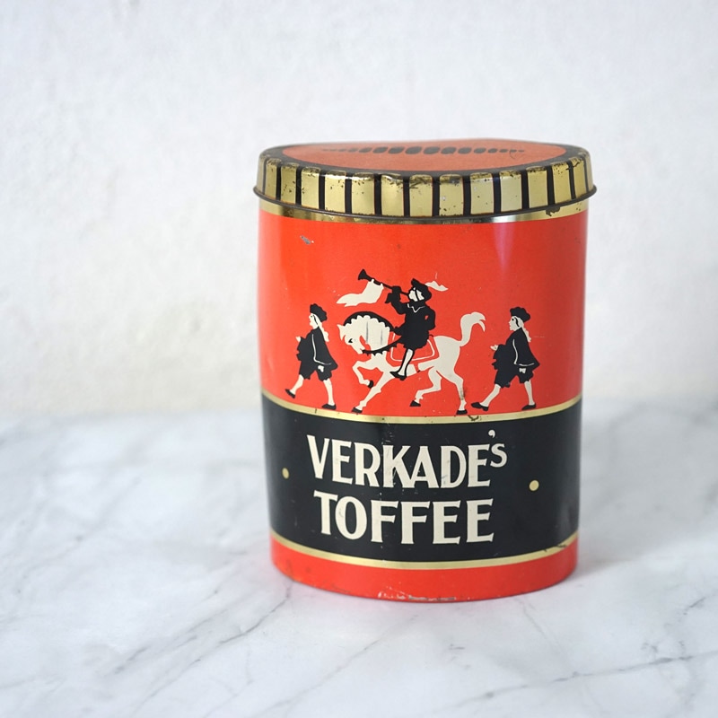 オランダのトフィー缶1950年代頃12×8.5×15.2cm gk-654の通販｜こよなく