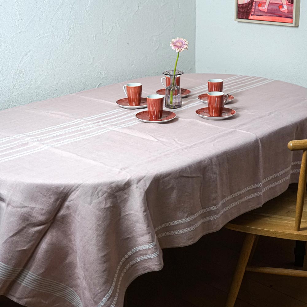 �����ȥ˥��Υ�����ơ�����ͥ󡦥ơ��֥륯���� ��1960-80s�ۡ�145��203cm�ˡ�gli-0394