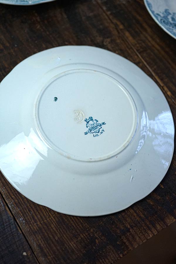 ロンウィ ゴブランLongwy Gobelinsのディナープレート25.5cm 1900年代