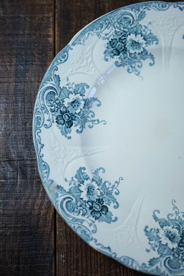 ロンウィ ゴブランLongwy Gobelinsのディナープレート25.5cm 1900年代