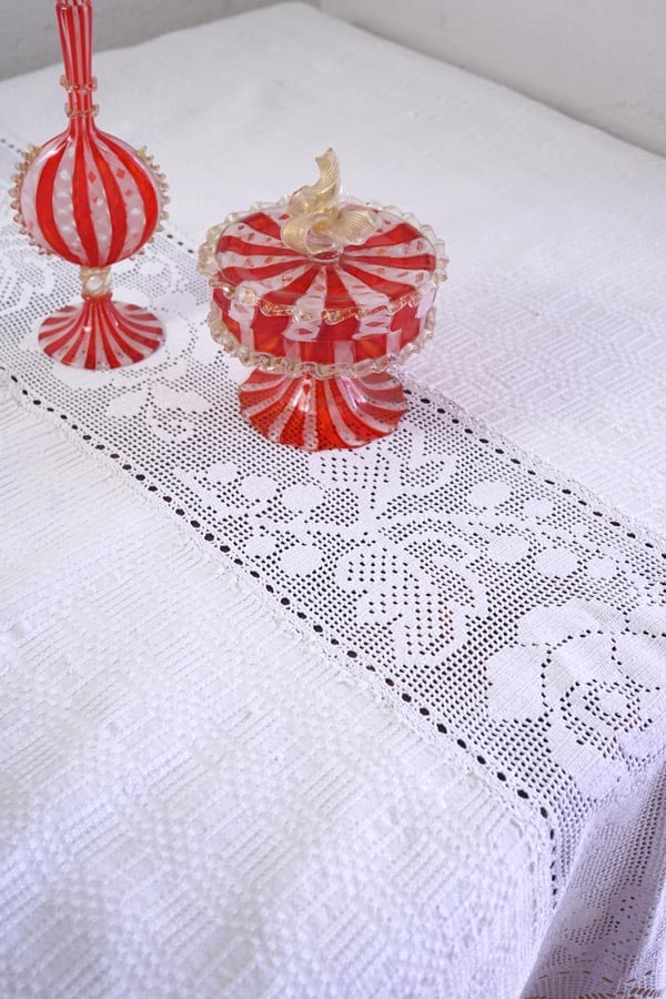 �ȥ�󥷥�Х˥��μ꿥�ȥ����å���졼���Υơ��֥륯����176��142cm gla-1895